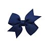 2.2 Inch Small Swallow Tail Ribbon Hair Bow with Full Lined Clip for Little Baby Girls Kids Hair Accessory 811