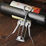 2 in 1 Premium Zinc Alloy Manual Bottle Opener Wing Corkscrew Wine Opener for Gift