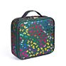 3-Piece Black Butterfly Cosmetic Bag Travel Portable Cosmetic Bag Waterproof Cosmetic Brush Bag for Women and Girls