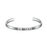 316L Stainless Steel Cuff Bracelet Personalized Engraved Bangle for Men/Women