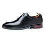 37-48 Big Size Men's Derby Brown Oxford Shoe Square Toe Business Lace up Wedding Dress Shoe 317