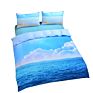 3D Style Ocean Marine Printed Polyester Fabric Bedding Set