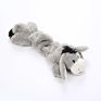 3Pack Donkey Pet Toys Crinkle No Stuffing Animals Dog Plush Chew Toy