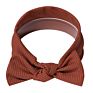 3Pcs/Set Baby Solid Color Cross Knot Headband Knitted Hairbands Set Hair Accessories