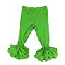 40 Colors Baby Girls Icing Ruffle Pants Kids Triple Ruffle Pants for Autumn