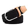 42 Colors Men Women Casual Knitted Pin Buckle Belt Woven Canvas Elastic Expandable Braided Stretch Belts Plain Webbing Strap