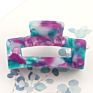 4Cm Jaw Hairpins Floral Acetate Octopus Clips Mini Square Shape Hair Claw Clips for Kids Girls