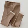4Pc/Lot Solid Striped Newborn Baby Pants Cotton Infant Legging Baby Gril Trousers Ribbed Leggings Baby Clothes Infant Leggings