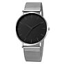 5024 Men Sports Leisure Trend Simulation Stainless Steel Mesh Quartz Wrist Watch