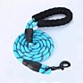 5 Ft Strong Rope Dog Lead with Comfortable Padded Handle and Highly Reflective Threads Big Heavey Duty Rope Dog Leash