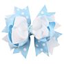 5 Inch Hair Bows Clips Boutique Grosgrain Ribbon Big Large Bowknot Pinwheel Headbands for Baby Girls Teens Toddlers Kids