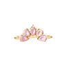 925 Sterling Silver Ring Stackable Artificial Opal Crown Rings Designs