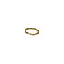 9 Sizes Polished Wide Thin Gold Rings Titanium Steel Geometric Rings for Women round Circle Minimalist Ring