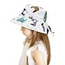 Adjustable Kids Sun Hat Uv Protection Sunshade Pink Bucket Hat Kids Wide Brim Hat