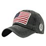 Adjustable Washed Cotton Embroidered Women Dad Hat American Flag Baseball Cap