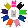 All Mobile Phones Compatible Adhesive Pocket Silicone Card Holder for Phone