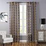 American and European Styles Chevron Wave Blackout Window Curtains for Bedroom