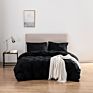 American Styles Microfiber 3Pcs Pintuck Comforter Cover