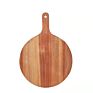and Price 14Inch round Acacia Wood Handle Pizza Board