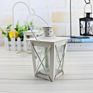 Antique Hanging Metal Lantern Glass Storm Candle Lantern Holder