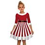 Arrivals Half Sleeve Red Black Plaid Print Dress Christmas Girls Dresses