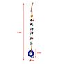 Arrivals Jute Rope Bohemian Blue Turkish Eyes Key Chain Accessories Glass Beaded Color Evil Eyes Keychain