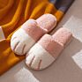 Arrivals Warm Cotton Slippers Cartoon Cat Indoor Soft-Soled Fluffy Slippers Unisex