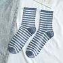 Autumn and Socks Women's Classic Stripe Tube Socks Japanese Department College Wind Breathable Cotton Socks