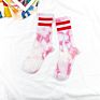 Autumn and Tube Socks Couple Cotton Tie Dye Socks