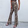 Autumn Casual Hipster Printing Snakeskin Grain Clothing Flared Pants Women's Trousers