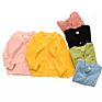 Autumn Children's Wear for Boys and Girls Cardigan Mickey Head Print V-Neck Long Sleeve Sweater