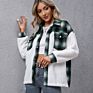 Autumn Plaid Jacket Women Fleece Jacket Plush Coat Ladies Checkered Jackets for Women Coat Warm Overshirt