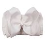 Baby 6 Inch Grosgrain Ribbon Big Bow Hair Band Soft Elastic Nylon Headband Baby Turban for Kids Headwrap Baby Hair Accessories
