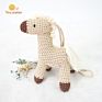 Baby Activity Gym Sensory Toys Crochet Animal Doll Teether Pendant