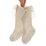 Baby Bowknot Mesh Princess Socks Girls Spanish Wind Hollow Tube Socks Baby Socks