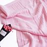 Baby Cotton Knitted Blanket Newborn Pure Color Soft Blanket Stroller Blanket