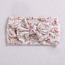 Baby Fruit Prints Soft Nylon Headbands Floral Bows Wide Turban Head Wraps Children Girls Hair Accessories