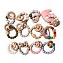 Baby Pacifier Clip Newborn Teether Diy Food Grade Silicone Bead Wooden Animal Bracelet Infant Chewing Teething Toys