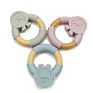 Baby Silicone Teether Toy Recycle Beech Ring round Penguin Corn Shape Teether Molar Chewing Food Grade Kid Teething