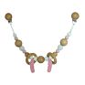 Baby Stroller Chain Silicone Wood Teether Silicon Baby Products Teething Necklace for Babies