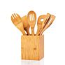 Bamboo Wooden 2-Pack 9.5-Inch Bamboo Kitchen Tongs Toast Tongs Bamboo Wood Food Tongs