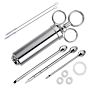 Bbq Injector Injection Syringe 60 Ml Stainless Steel Marinade Meat Turkey Injector