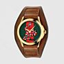 Bee Wristwatch Made in Watches Wide Leather Strap