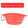 Binaural Food Travel Collapsible Dog Bowl Fast Delivery