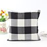 Black and White Farmhouse Decorative Square Checkers Throw Pillow Covers 18X18 Inches Buffalo Check Plaid Cushion Cover