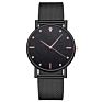 Black Mesh Band Watches Bling Dial Women Hand Watches Woman Watch