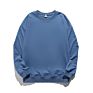 Blank Cotton Women Sweatshirt Crew Neck Solid Color Logo Printing Embroidery Pullover Sweatshirt