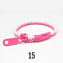 Blues Promotion Simple Double Colors Easter Basket Stuffers Fidget Toys Plastic Resin Zipper Bracelet for Children