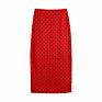 Bmurhmza2021 and Autumn Women's Polka Dot Printing Long Back Zipper Slit Ladies Skirt