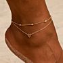 Bohemian Multi Layered Beads Ankle Bracelet for Women Leg Chain Africa Ankle Bracelet